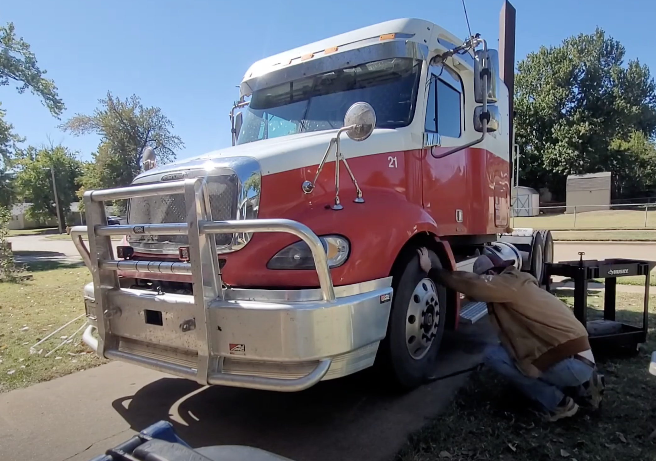 this image shows mobile truck repair in Orinda, CA